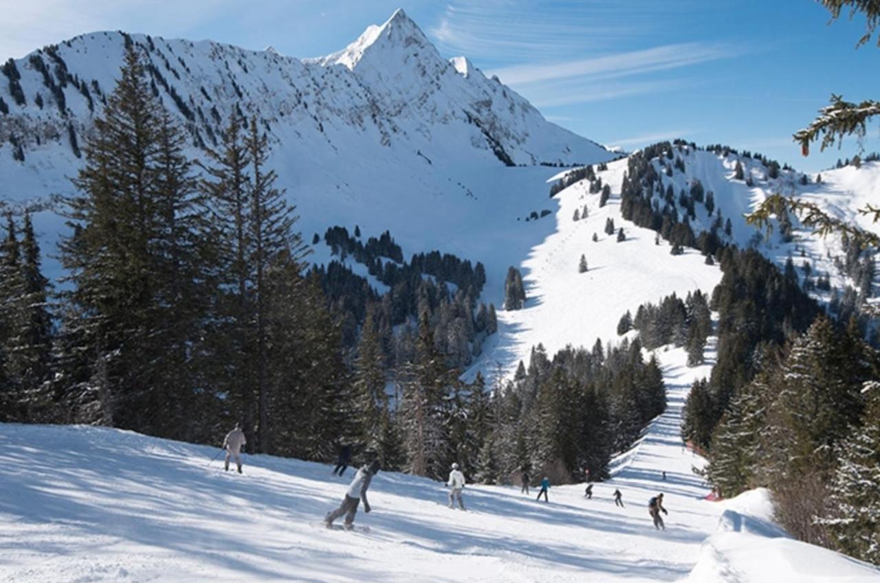 Joli Studio 4 Pers 30M Des Pistes Balcon Plein Sud Au Pieds Des Pistes B27- Draps Non Compris Saint-Jean-dʼAulps Exteriér fotografie
