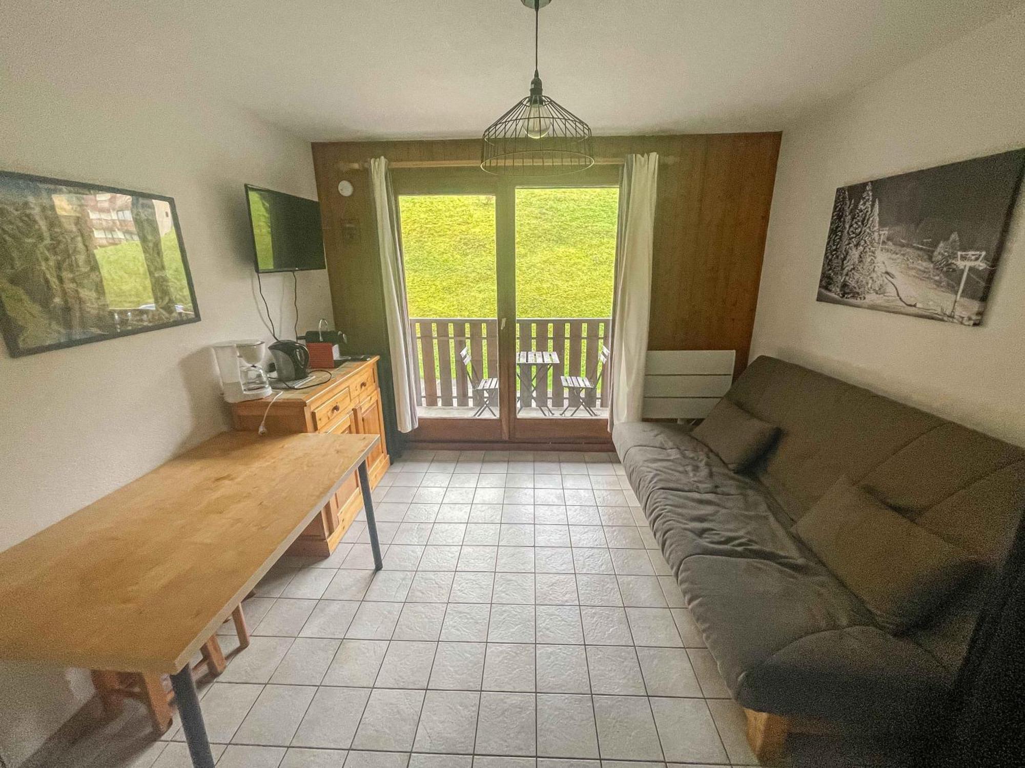 Joli Studio 4 Pers 30M Des Pistes Balcon Plein Sud Au Pieds Des Pistes B27- Draps Non Compris Saint-Jean-dʼAulps Exteriér fotografie