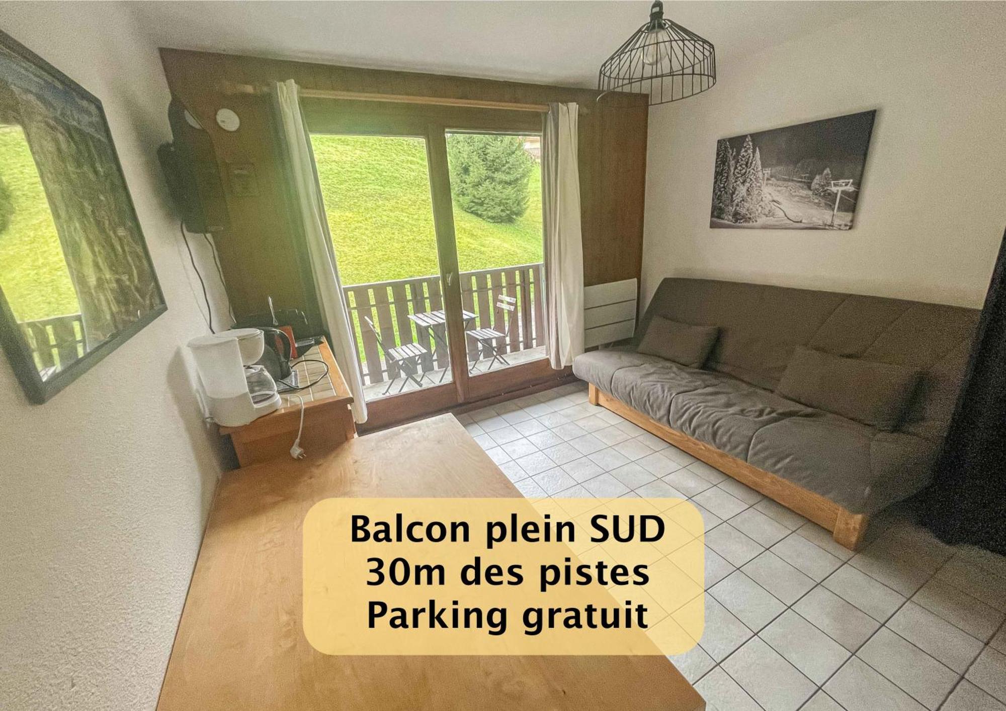Joli Studio 4 Pers 30M Des Pistes Balcon Plein Sud Au Pieds Des Pistes B27- Draps Non Compris Saint-Jean-dʼAulps Exteriér fotografie